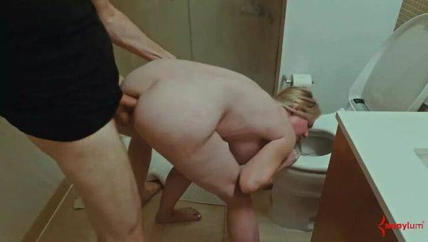 Rebel Rhyder takes rough anal and nasty rimjob in bathroom - hardcore BDSM slut - veryfreeporn.com on poweredporn.com