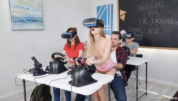 Blonde Molly Little Gets Sneaky VR Blowjob Lesson From Kyle Mason - Cumshot & Big Cock - veryfreeporn.com on poweredporn.com