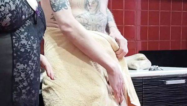 Hot MILF Blows Me Until I Cum - Russian BBW Deep Throat & Handjob - veryfreeporn.com - Russia on poweredporn.com