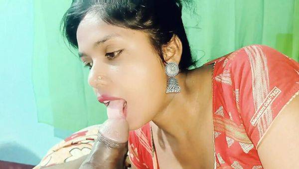 Desi Bhabhi Somausha Sucks Big Dick and Swallows Cum - Indian Village Sex - porntry.com - India on poweredporn.com