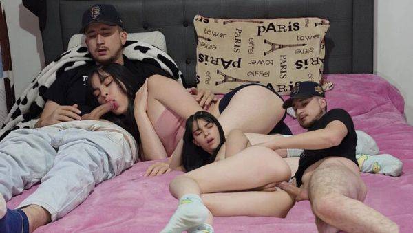 Laura in Sexy Pajamas Fucks Her Guest Hard - Doggystyle & Cowgirl Action! - porntry.com - Colombia on poweredporn.com