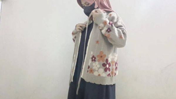 Hijab Teacher Rania Fucks Herself with Cucumber - Big Natural Tits Solo Masturbation - porntry.com - Indonesia on poweredporn.com