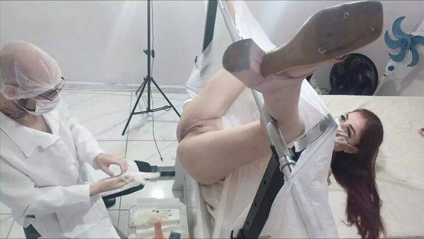 Young Latina Gynecologist Uses Numbing Gel to Examine 19-Year-Old Patient - porntry.com on poweredporn.com