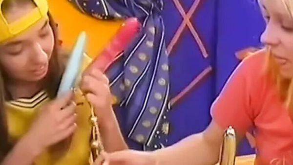 Hot teen threesome with Meri - young 19yo cuties get wild - porntry.com on poweredporn.com