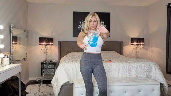 Blonde MILF Danielle Renae Shows Off Her Big Tits in Super Sheer Micro Bikini Try-On - porntry.com on poweredporn.com