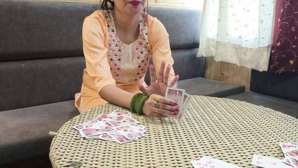 Desi Bhabhi Loses Pussy in Hot Card Game - Stepsister Fucked Hard - veryfreeporn.com - India on poweredporn.com
