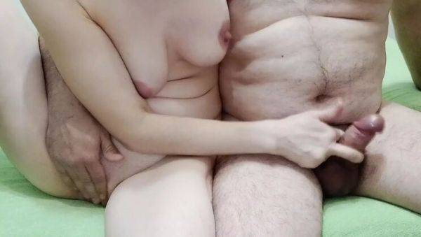 Hot Serbian Neighbor Masturbates With Me - Big Tits Amateur Couple Cum Together Closeup - veryfreeporn.com - Serbia on poweredporn.com