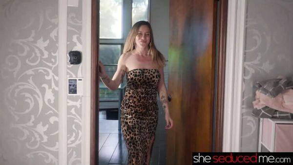 Hot Stepmom Seduces Me - Lesbian Threesome with Milana Ricci & Aderes Quin - porntry.com on poweredporn.com