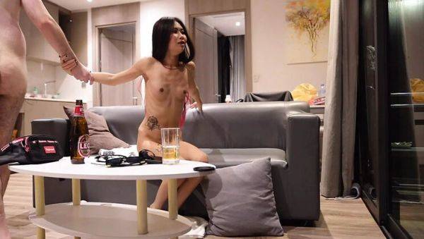 Ultra Skinny Asian Bar Girl Gets Creampie - Small Tits Riding - veryfreeporn.com - Belgium on poweredporn.com