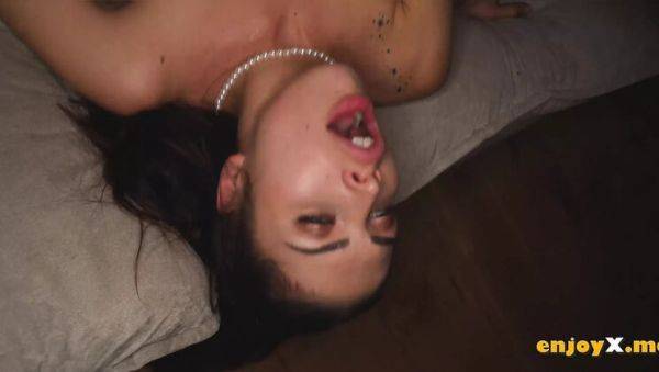 Macarena Lewis Gives Insane Blowjob & Takes Creampie - First Time 4K Porn - porntry.com on poweredporn.com