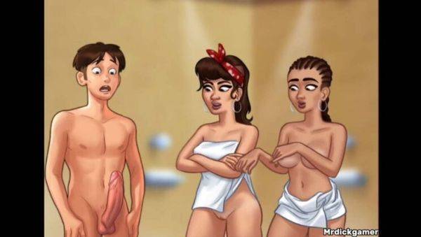 Hot Summertime Saga Hentai - Big Tits GF Gets Fucked Hard by Massive Cock - veryfreeporn.com - India on poweredporn.com