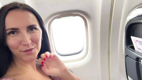 Hot MILF Eva Keks Fucks Stranger on Plane - POV Blowjob & Doggy Style - veryfreeporn.com - Germany on poweredporn.com