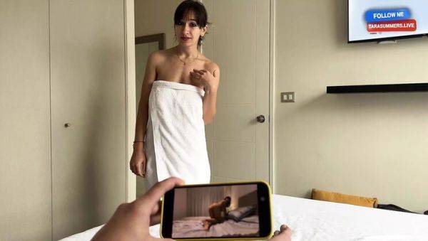 Busty Ukrainian Kitty Kriss Fucks Stepdad To Keep Her OnlyFans Secret - Big Tits, Blowjob, Cum Swallow - porntry.com - Ukraine on poweredporn.com