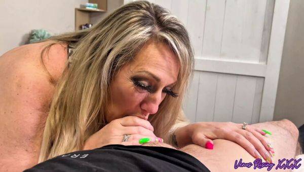 Blonde MILF Venus Rising Gets Huge Facial Cumshot - Big Natural Tits POV - veryfreeporn.com - Usa on poweredporn.com
