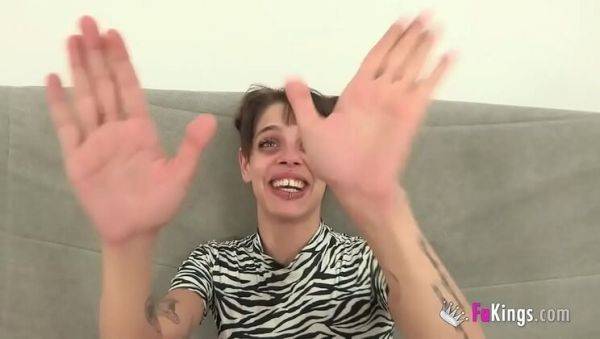 Iris Teen Takes Her First Huge Cock - Amateur Blowjob with Big Dick - xxxfiles.com - Spain on poweredporn.com