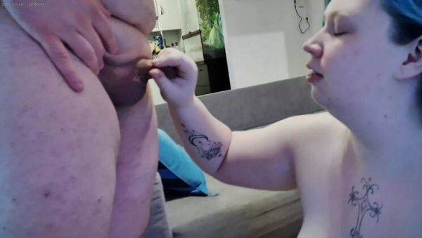 German Amateur Handjob - Bigbubskity Pleasures Two Guys & Makes Them Cum Hard - xxxfiles.com - Germany on poweredporn.com