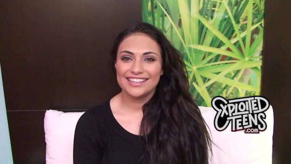 19 Year Old Brunette Teen Rikki Nyx Shows Off Her Natural D Cup Tits - Blowjob & Sloppy Fun - veryfreeporn.com on poweredporn.com