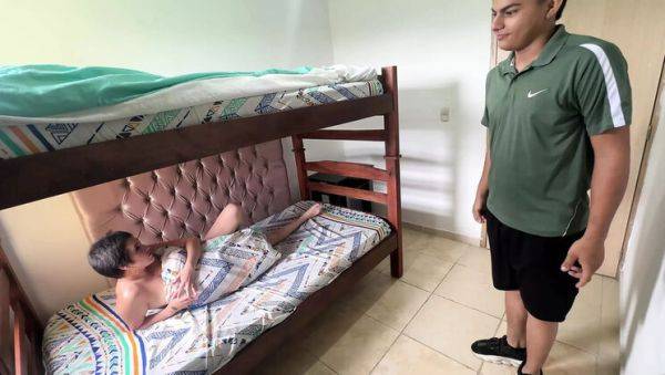 Hot Latina Stepsister Waits Naked on My Bed - I Fuck Her Hard - porntry.com on poweredporn.com