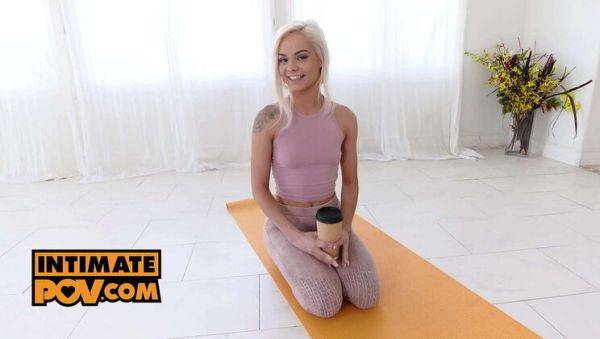 Elsa Jean First Date POV - Petite Blonde Cowgirl Fuck - porntry.com on poweredporn.com