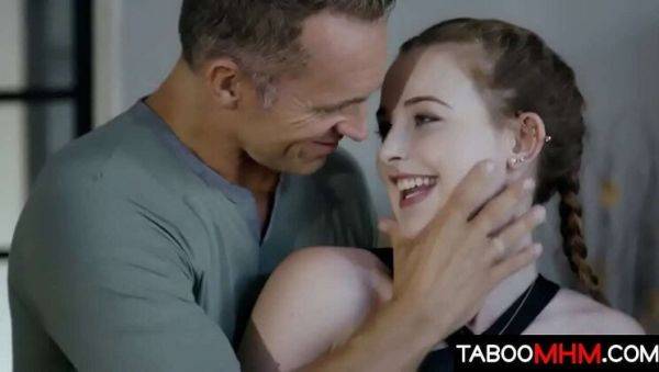 Young teen Danni Rivers begs for stepdad Marcus London's big cock - porntry.com on poweredporn.com