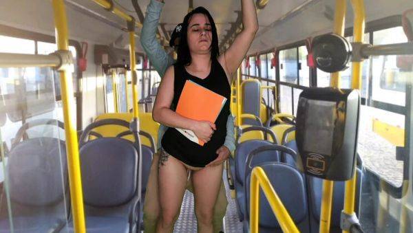 Hot Brazilian Teen Jennyferpimenta Gets Fucked Hard on Bus - Amateur 4K Porn - porntry.com - Brazil on poweredporn.com