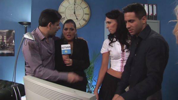 Tarra White Sucks And Fucks At The Same Time While Jasmines Tits Bounce- Titopia - videomanysex.com on poweredporn.com