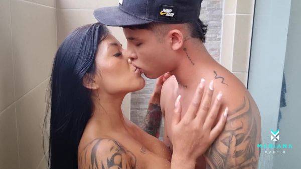 Danner Mendez And Mariana Martix - My Stepbrother Spies On Me And Leaves My Ass Covered In Cum - upornia.com - Colombia on poweredporn.com