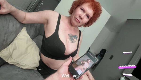 Busty Stepmom Fucks Stepson in Hot POV Sex - Redhead MILF Titty Fuck & Creampie - xxxfiles.com on poweredporn.com