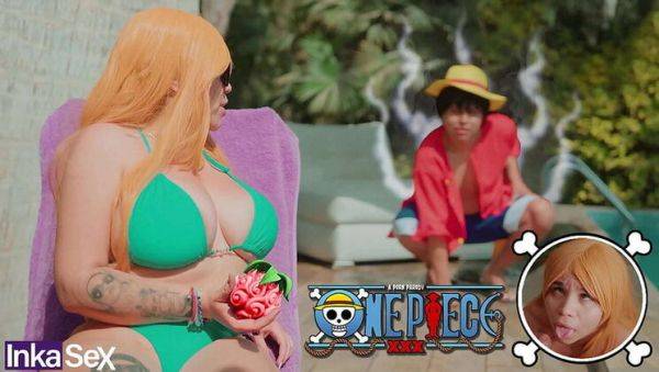 Busty Latina Nami Cosplay Fucked Hard by Luffy - Big Natural Tits & Perfect Ass - porntry.com - Mexico - Colombia on poweredporn.com