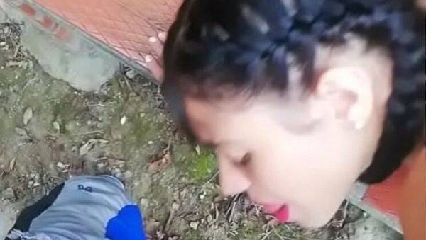 Hot Colombian Teen Estefani Gives Blowjob & Takes Cum in Public - Amateur POV Sex - xxxfiles.com - Colombia on poweredporn.com