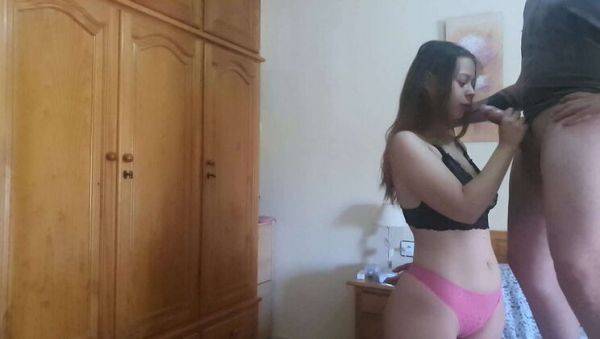 Hot Latina Stepcousin Ana Duro Deep Throats Huge Cock and Takes Cum in Mouth - veryfreeporn.com on poweredporn.com