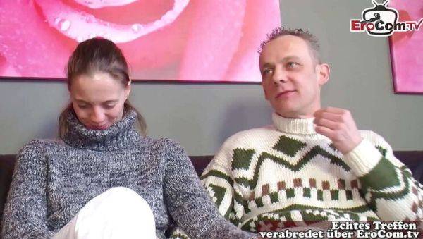 Hot German Teen Nikky Om Shares First MMF Threesome with GF - Amateur Casting Fuck - xxxfiles.com - Germany on poweredporn.com