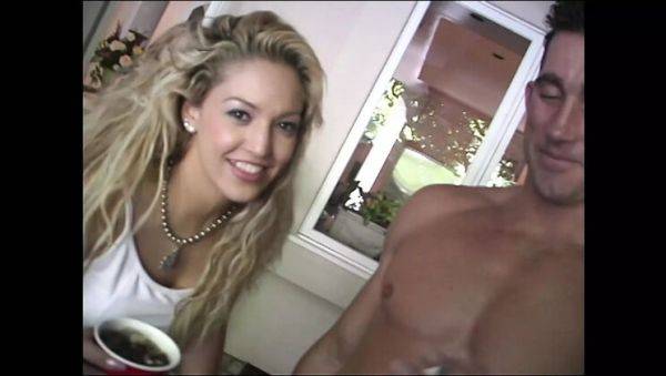 Hot Blonde Sky Lopez & Kristina Black Fuck Amateur Guys in Wild Orgy - Cumshot & Doggystyle Action - xxxfiles.com on poweredporn.com