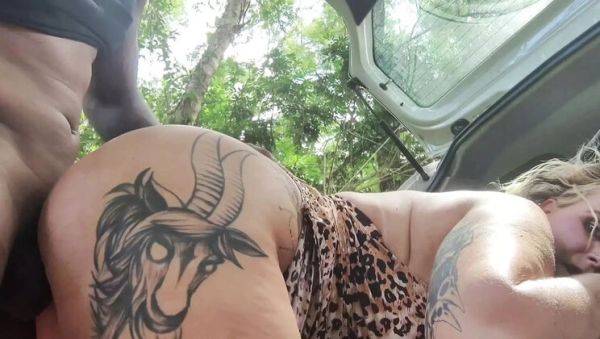 Wild Outdoor Anal with Brazilian MILF Tiffany Montavani - Huge Cock Destroys Her Ass in the Forest - porntry.com - Brazil on poweredporn.com