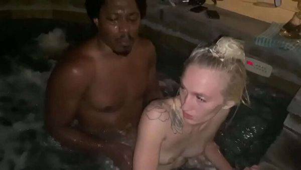 Blonde babe Victoria Gracen gets wild with Lord Panda in steamy hot tub - porntry.com on poweredporn.com
