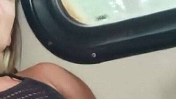 Public Train Blowjob - Rita Blue Sucks Dani Marco's Big Cock While People Watch - porntry.com on poweredporn.com