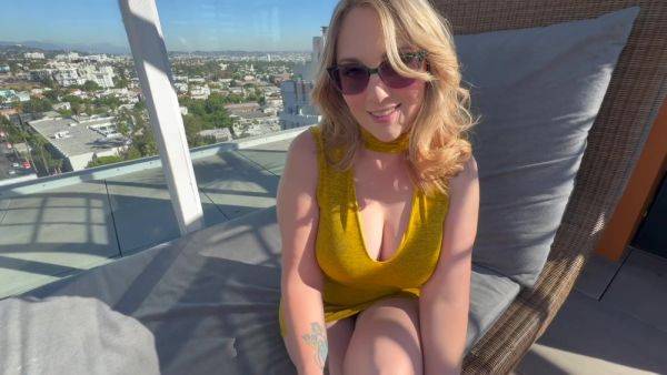 Picked Up At Rooftop Pool And Drilled In Public Toilet With Nickey Huntsman And Celtic Iron - upornia.com on poweredporn.com