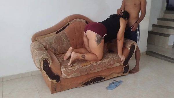 Stepdad In Perverted Fucks His Stepdaughter In Front Of His Fake Twin Stepsister Without Realizing It; She Is Her Nanny - desi-porntube.com - India on poweredporn.com