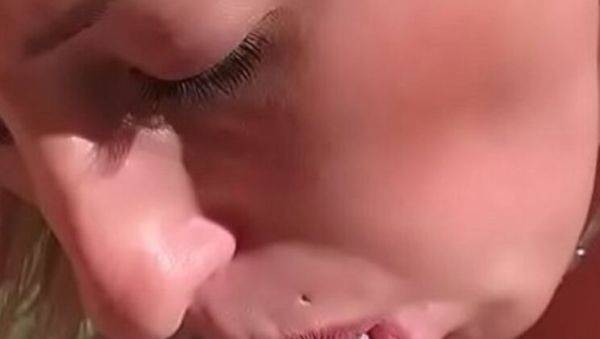 Hot German Teen Leonie Pur Swallows Cum in Backyard Quickie with Friends - porntry.com - Germany on poweredporn.com