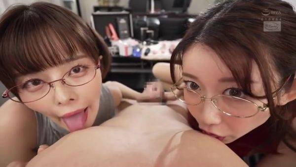 Cjod-463 Two Sexy Girls With Sexy Voices Whispering Into Your Ears To Help You Masturbate. Sumire Kurokawa And Luna Tsukino - videomanysex.com - Japan on poweredporn.com