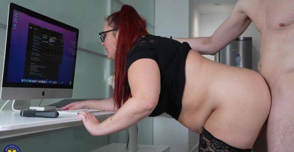 Redhead in her mid 50s fitted with nephew's cock in very rough scenes - alphaporno.com on poweredporn.com