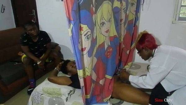 Hot Ebony Doctor Sucks and Fucks Patient Hard in Front of His Wife - Kingrodrigo & African Gift - veryfreeporn.com on poweredporn.com