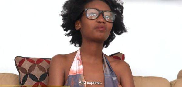 Big Tits Nubian Teen Giving Porducer Sloppy Deepthroat At Amateur Casting! - inxxx.com on poweredporn.com