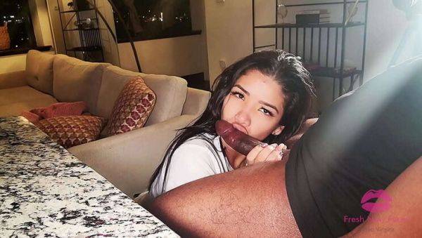 Hot Wife Lucy Latina Sucks Dick & Swallows Cum - Homemade Amateur Blowjob - porntry.com on poweredporn.com