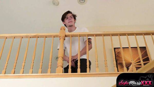 Stepson Fucks Hot MILF Sofie Marie's Tight Asshole Hard - porntry.com on poweredporn.com