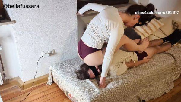 Goddess Bellafussara Facesitting & Ass Smothering - Full Weight Femdom Humiliation - porntry.com - Germany on poweredporn.com