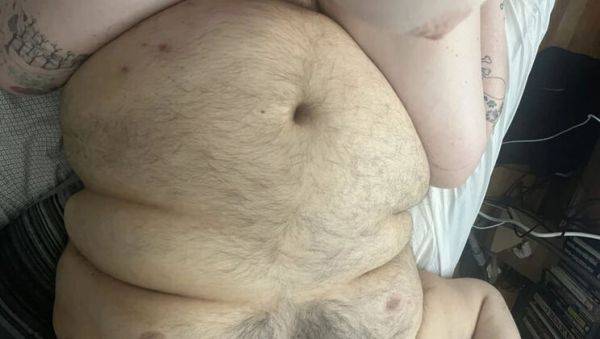 Petite British babe squirts all over chubby man's belly in cowgirl position - intense orgasm! - veryfreeporn.com - Britain - Usa on poweredporn.com