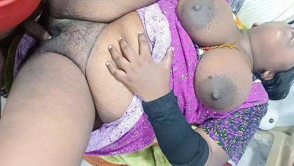 Desi Wife Veni Gets Hard Fuck in Missionary - Big Tits & Creampie - porntry.com - India on poweredporn.com