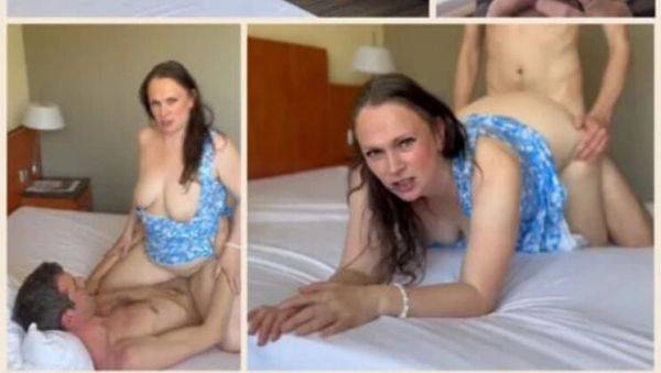 German MILF Saskialove87 Gets Creampied by Stranger's XL Cock - Rough Doggy Style Fuck - porntry.com - Germany on poweredporn.com