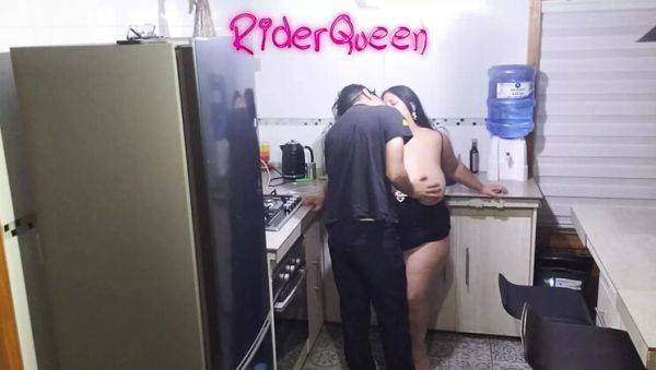 Stepson pounds curvy stepmom RiderQueen hard in homemade fuck - veryfreeporn.com - Usa on poweredporn.com